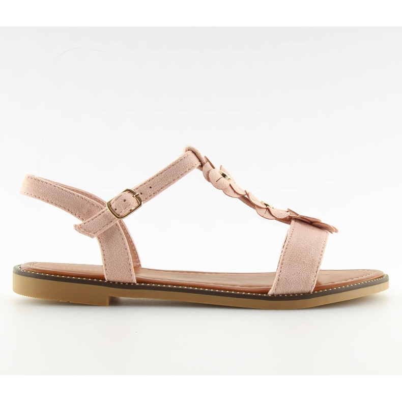 Sandalias mujer ante rosa WL-001 rosado