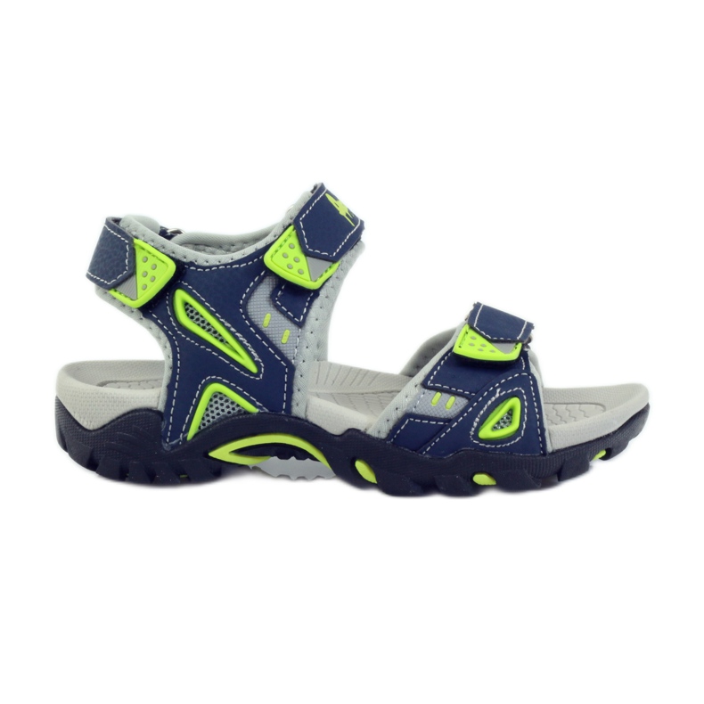 Sandalias niño American Club azul marino 1713 verde