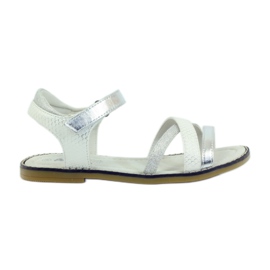 American Club Sandalias americanas zapatos infantiles plantilla piel gris
