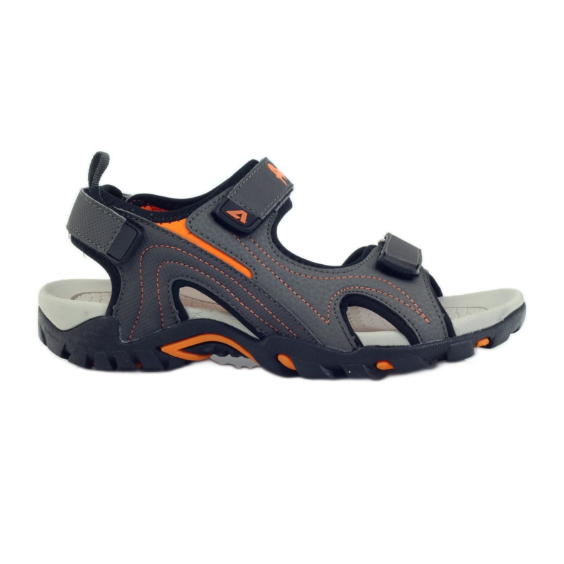 American Club sandalias American 1714 con inserto de espuma gris naranja