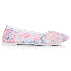 Seastar Bailarinas encaje boho rosa