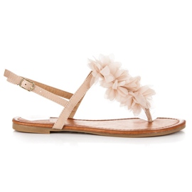 Seastar Sandalias elegantes con hebilla. marrón