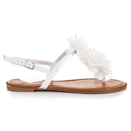Seastar Sandalias elegantes con hebilla. blanco