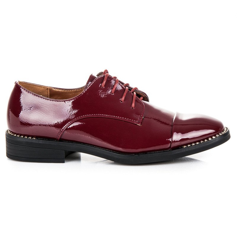 Primavera Zapatos lacados mujer rojo