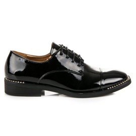 Primavera Zapatos lacados mujer negro