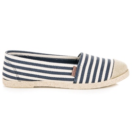 McKey Alpargatas canalé azul