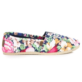 McKey Alpargatas ligeras con flores multicolor