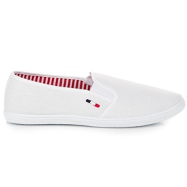 McKey Slipon textil blanco