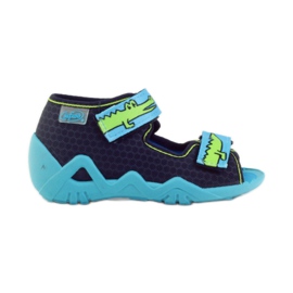 Befado calzado infantil zapatillas sandalias 250p068 azul marino azul verde