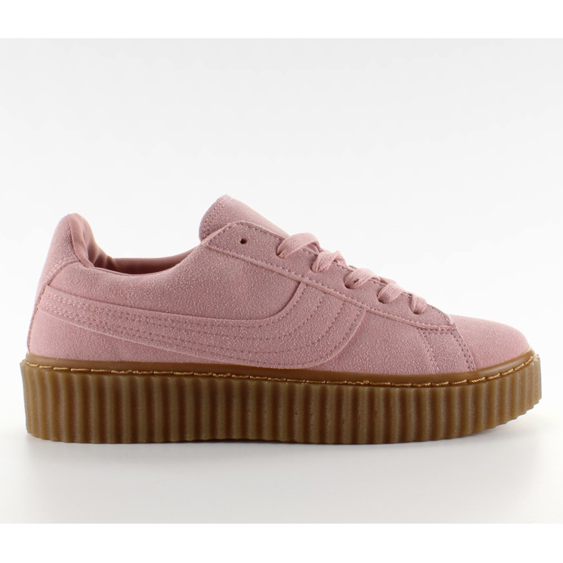 Creepers de ante 8149 Rosa rosado