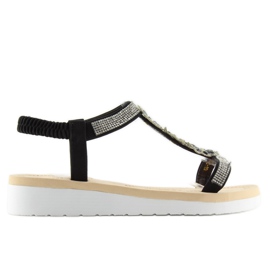 Sandalias negras mujer WSJ-49 negro