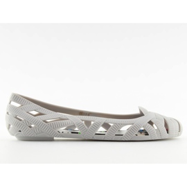 Bailarinas Meliski calado gris KM127 L.GRAY