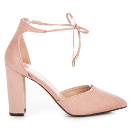 Seastar Sandalias rosas con ribete