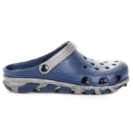 Hasby Zapatillas de hombre azul oscuro gris azul marino