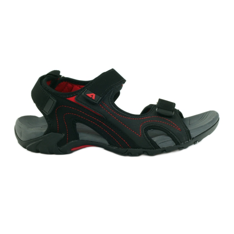 American Club Sandalias americanas de mujer con plantilla de foam negro