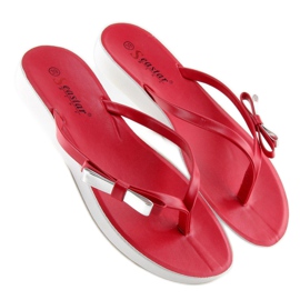 Chanclas rojas NK15P Rojo
