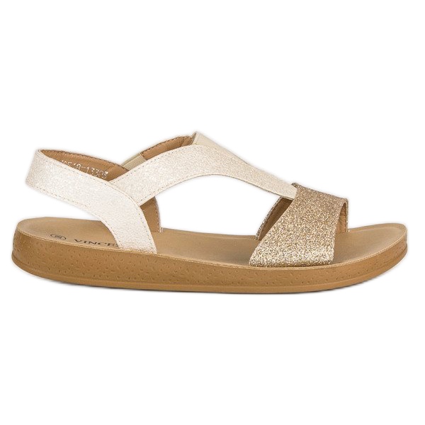 Sandalias vinceza doradas dorado