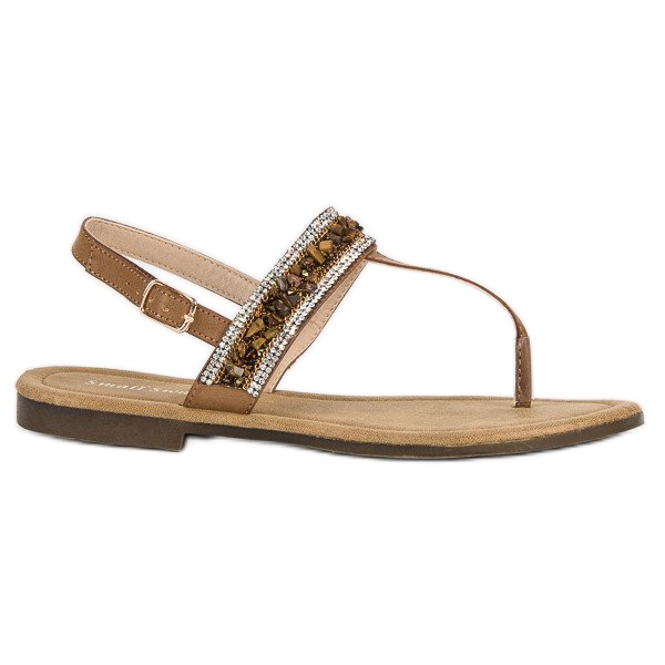 Small Swan Chanclas marrones marrón Small Swan Chanclas marrones marrón