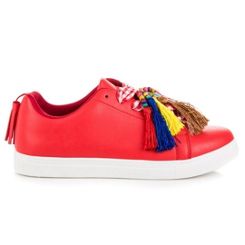 Zapatillas VICES rojas de moda rojo