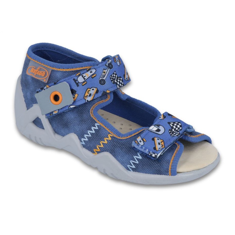 Zapatos befado amarillo niño 250P072 azul