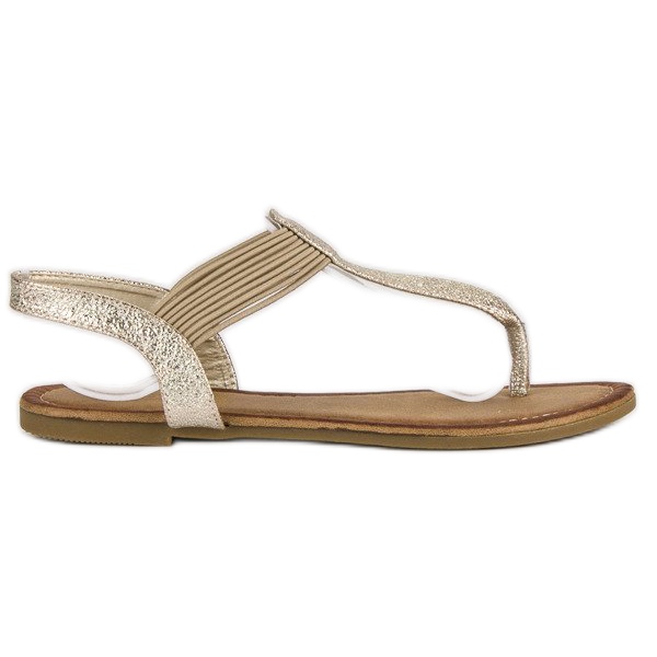 Comer Chanclas con una banda elástica amarillo Comer Chanclas con una banda elástica amarillo