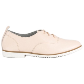 MAZARO Zapatos de Cuero Beige