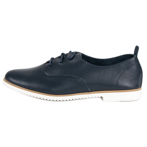 Zapatos Mazaro piel azul marino