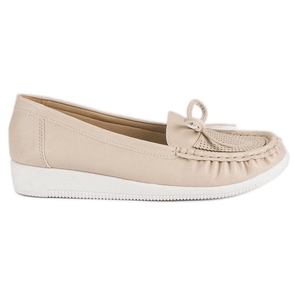 Tullo Mocasines beige de mujer Tullo Mocasines beige de mujer