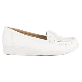 Tullo Mocasines blancos de mujer Tullo Mocasines blancos de mujer