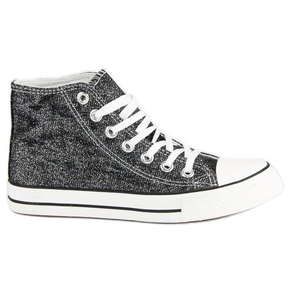 Zapatillas altas de mujer gris