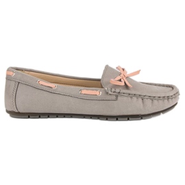 Tullo mocasines de ante con estilo gris Tullo mocasines de ante con estilo gris