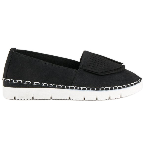 Vices Zapatos sin cordones boho negro Vices Zapatos sin cordones boho negro