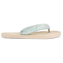 Ax Boxing alpargatas chanclas blanco verde Ax Boxing alpargatas chanclas blanco verde
