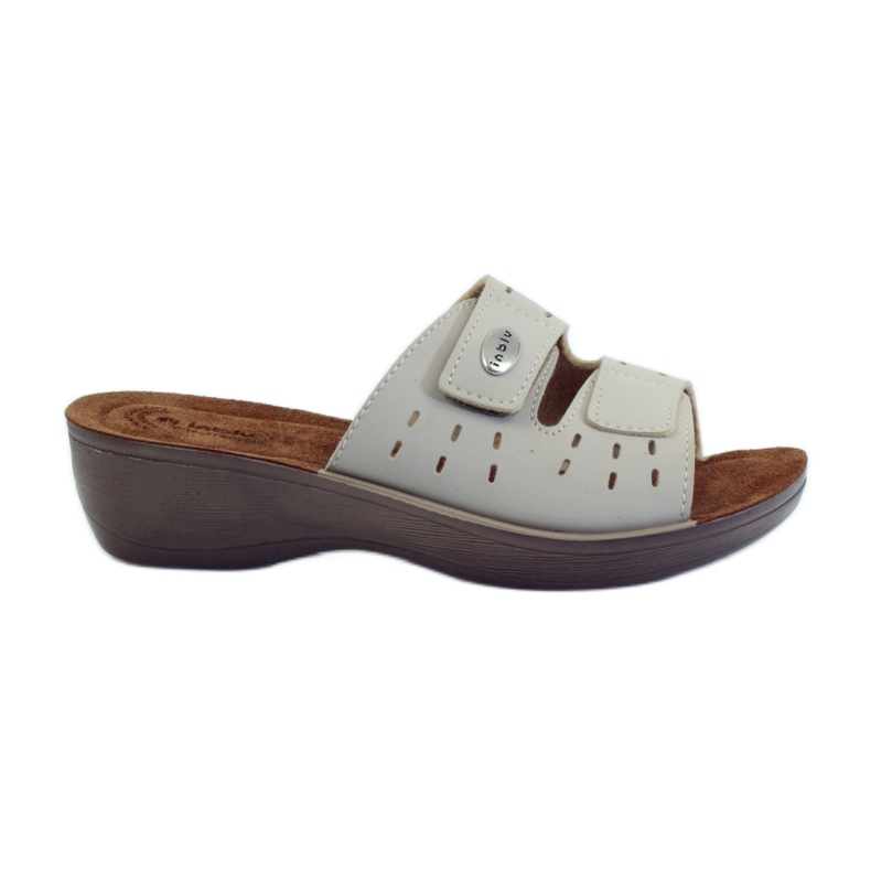 Cuña velcro Inblu PL029 beige