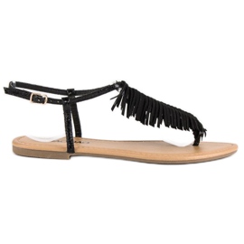 Chanclas negras negro
