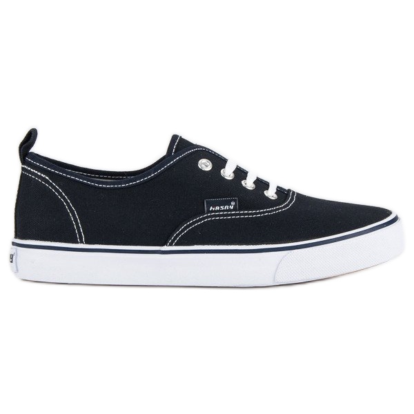 Hasby Deportivas azul marino con cordones