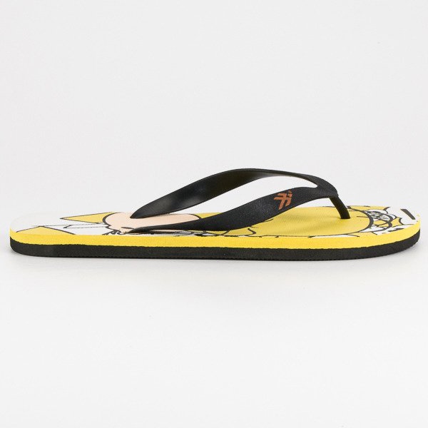 Ax Boxing Chanclas cómodas amarillo negro