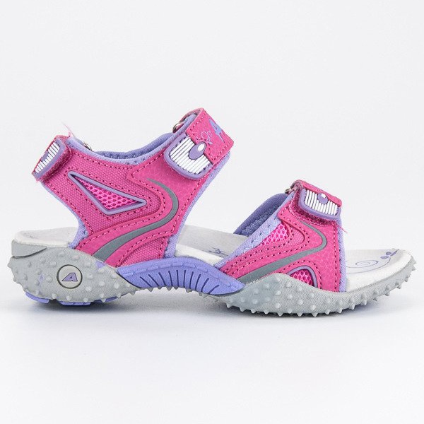 American Club Sandalias americanas de las niñas rosado