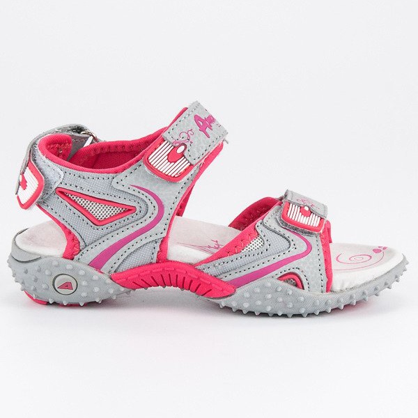 American Club Sandalias de las niñas americanas gris