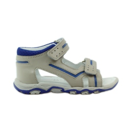 Sandalias con Velcro Bartek 31825 gris azul