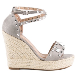 Bestelle sandalias alpargatas rock gris