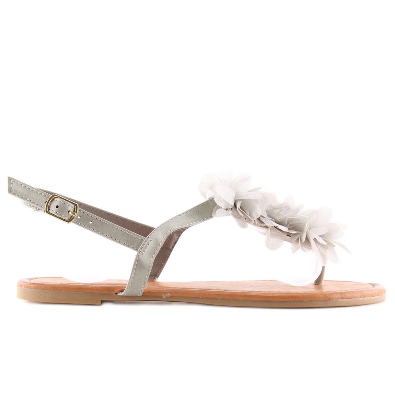 Sandalias con flores gris CK36P gris Sandalias con flores gris CK36P gris