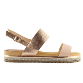 Sandalias mujer rosa SL88P Rosa