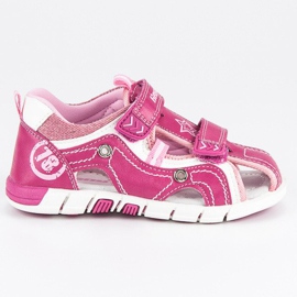 Hasby Sandalias para niños incorporadas rosado