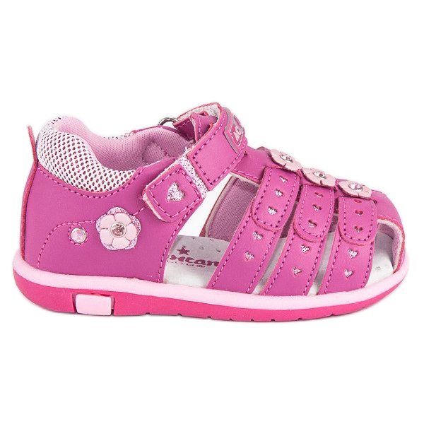 American Club Sandalias americanas cerradas rosado