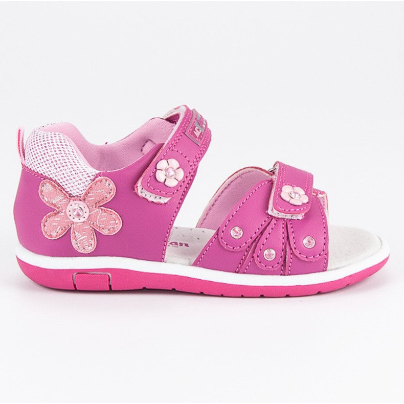 American Club Sandalias americanas de las niñas rosado
