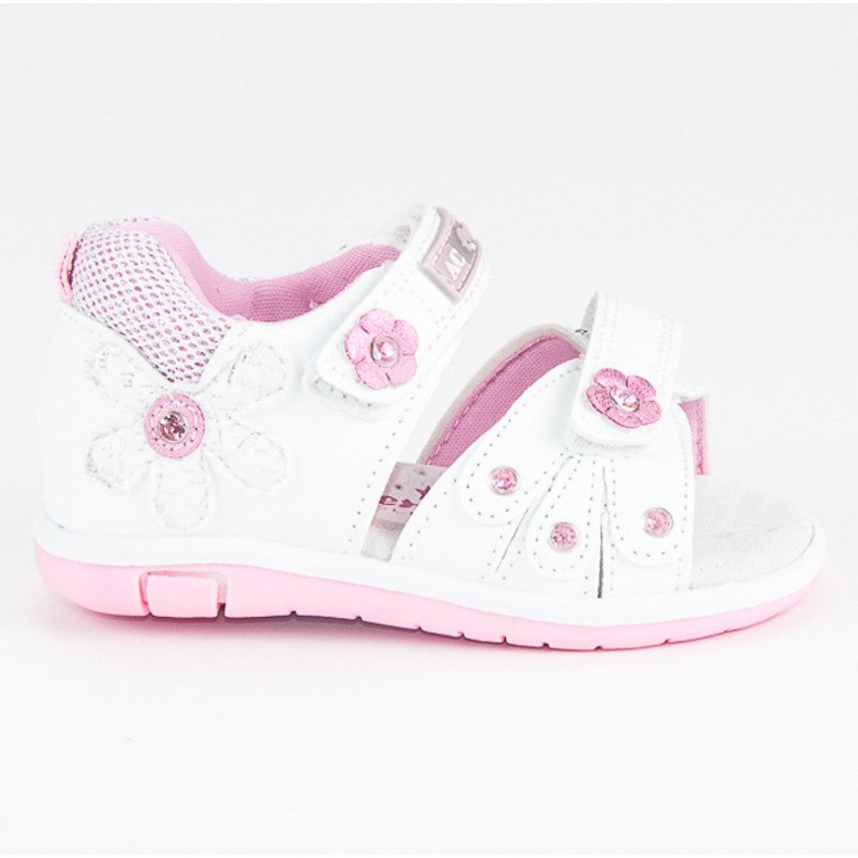 American Club Sandalias de las niñas americanas blanco