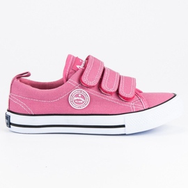 American Club Zapatillas deportivas American Velcro rosa