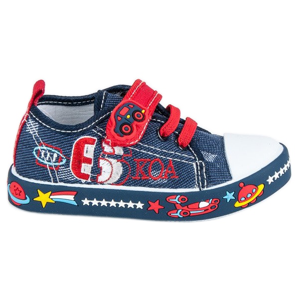 American Club Zapatillas espaciales para niños azul