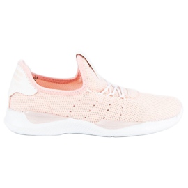 Tenis slip-on en polvo rosado